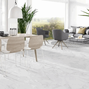 Carrara Classic (6mm, 20 mil) 12x24 vinyl tiles